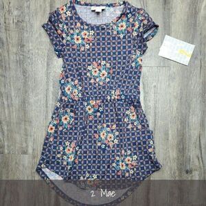 LuLaRoe Girls Mae Dress 2 NWT